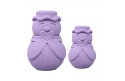 China Pet Snowman Custom Toy Bite Resistant Molar Natural Rubber Biting  Interactive Pet Toys supplier