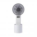 Desk Oscillate Small Rechargeable Hand Fan 4W 4000mA Small Battery Operated Fan for sale