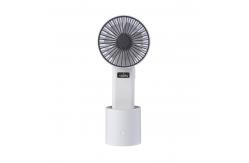 China Desk Oscillate Small Rechargeable Hand Fan 4W 4000mA Small Battery Operated Fan supplier