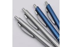 China Business Office Smooth Aluminum Press Ballpoint Pen With Customize Logo supplier