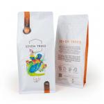 Customized LOGO Printing Flat Bottom Pouch Gusset Eight Side Seal Pet Food Bag Rice Cookie Dry Goods Food Plastic Bag For Coffee for sale