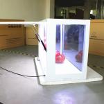 Super Light Transparent LCD Screen Display With Aluminium Alloy Frame for sale