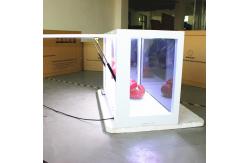 China Super Light Transparent LCD Screen Display With Aluminium Alloy Frame supplier