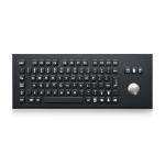 Terminal Kiosk Stainless Steel Keyboard Vandal Proof Black Metal Keyboard for sale