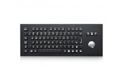 China Terminal Kiosk Stainless Steel Keyboard Vandal Proof Black Metal Keyboard supplier