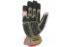 China Synthetic Leather Palm Rescue Extrication Gloves Impact Resistance With Gel Knuckle Padded supplier