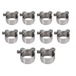 Muffler Silicone Turbo W2 T Bolt Hose Clamp 9nm Torque Polished for sale