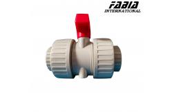 China Manual Double Command High Pressure Ball Valve PVC supplier