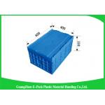 65L Packaging Collapsible Plastic Containers Recyclable Space Saving 600 * 400 * 105mm for sale