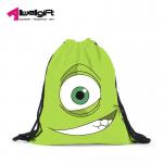 Customized Personalised Womens Bags Soft Lightweight Drawstring Backpack