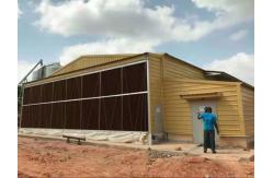 China Detachable Steel Frame Chicken Coop Pre-Engineered With Different Dimension supplier