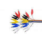 DIY Connection Test Lead 20cm 10pin Jumper Wire Male With Alligator Clips for sale
