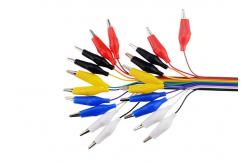 China DIY Connection Test Lead 20cm 10pin Jumper Wire Male With Alligator Clips supplier