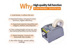 China Economic Model Automatic Tape Dispenser Grey Max 60mm Width Zcut 9 supplier