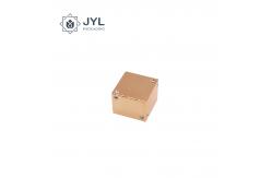 China Zinc Alloy Perfume Bottle Lid Square Shape With Crystals & Engraved Logo supplier
