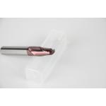 2 / 4 Flutes Carbide Ball Nose End Mill Hrc55 6mm 8mm Diameter for sale