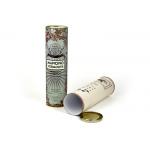 Recycled Paper Wine Tube Packaging Waterproof Round Luxury Print for sale