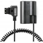 Alvin’s Cables Dtap to NP-W235 Dummy Battery Power Coiled Cable for Fujifilm XH2S GFX100 II GFX100S GFX50S II X-H2 X-T5 X-T4 X-S20 Camera for sale