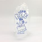 Durable Heavy Duty Plastic 8 lb ice bags with drawstring 11x19 Inch