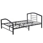 Durable Adult Staff Dormitory Metal Single Bed for sale