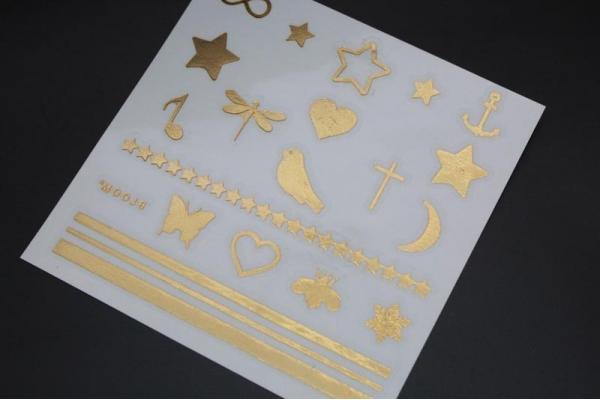 Metallic tattoo