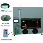 50W 500W Mitsubishi PLC Plastic Vertical Horizontal Flammability Tester UL94 Fire Chamber for sale
