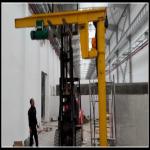Rotation Slewing 360 Workshop Column Crane Mini Fixed Pillar Jib With Hoist for sale