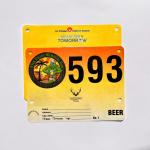 Customized Marathon Running Digital Bib Number Screen Printing Method Made with Tyvek Material