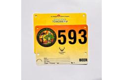 China Customized Marathon Running Digital Bib Number Screen Printing Method Made with Tyvek Material supplier