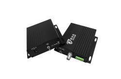 China 1 Channel Analog CCTV Video RS485 Data Fiber Media Converter 720P DC5V supplier