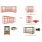 Steel Structure Medium Duty Shelving Racking Q235 Steel Strong Racks Durable