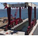 Span 5-110m Mobile Boat Hoist Crane Travelift Crane Diesel  Engine Powered for sale