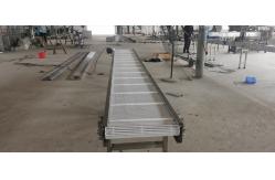 China                  Width Adjustable Plastic Crusher Shredder Use Transfer Green PVC Belt Conveyor              supplier
