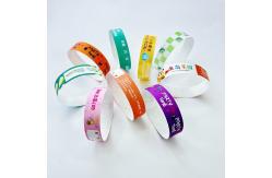 China Eco-Friendly and Customizable Paper Event Wristbands for Community Events and Fairs supplier
