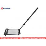 2m Visual Range Black Undercarriage Inspection Mirror 10CM Minimum Height Alumminum Rods for sale