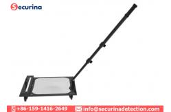 China 2m Visual Range Black Undercarriage Inspection Mirror 10CM Minimum Height Alumminum Rods supplier