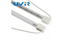 China SK16 Base Tungsten IR Heating Element Halogen Quartz Lamps 10.5mm Ceramic White supplier