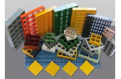 China Lightweight FRP Floor Grating Fibreglass Walkway Grating 38*38*25mm supplier