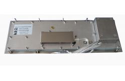 China Dynamic Waterproof Stainless Steel Keyboard With Trackball supplier