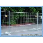 Hot Dipped Galvanized Welded Temporary Fence High Security , Removable Performance