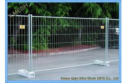 China Hot Dipped Galvanized Welded Temporary Fence High Security , Removable Performance supplier