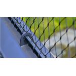 Woven Stainless Steel Ferrule Mesh , 304 / 316 Stainless Steel Diamond Mesh