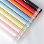 Transparent frame simple frame opp waterproof Korean-style flower wrapping paper, flower shop bouquet, flower art rose wrapping paper material for sale