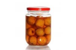 China Free Sample 32oz Glass Canning Jars Glass Mason Jar with Metal Lid supplier