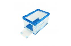 China Width Sides Opening Collapsible Plastic Containers Light Weight supplier