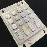 Metal Waterproof Keypad With Anti Etching Braille Button Laser Engraved Logo