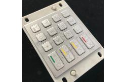 China Metal Waterproof Keypad With Anti Etching Braille Button Laser Engraved Logo supplier