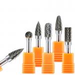 Double Cut Burr Set for Aluminum Wood Metal Porting 6mm Tungsten Rotary Carbide Burrs for sale