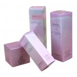 Custom Luxury Moisturizer Packaging Boxes With Silver Foil Logo Printing Factory for sale