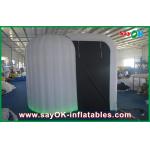 Mobile Photo Booth Green Inflatable Photo Booth Enclosure Round For Advertisement / Park for sale
